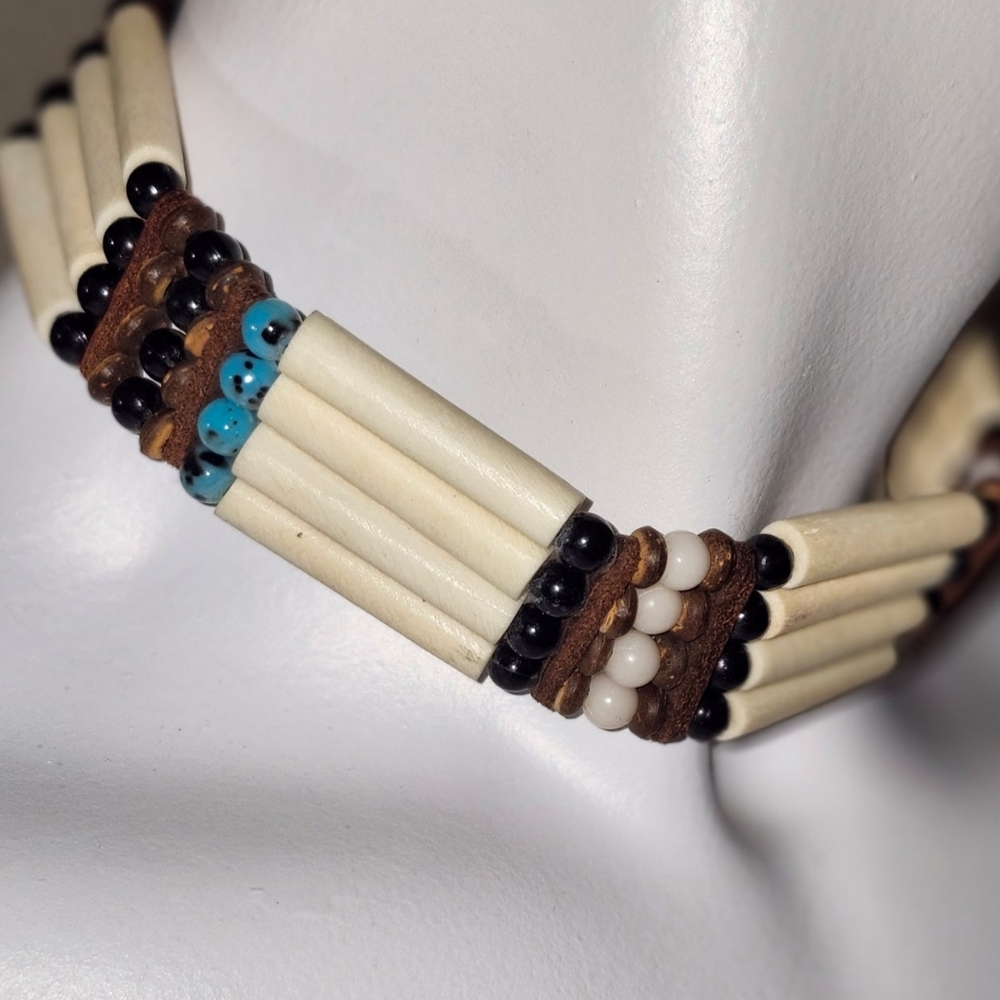 Elegant Beaded Choker Necklace